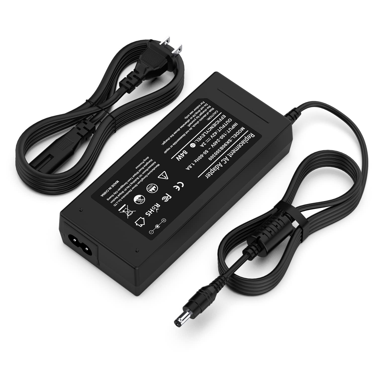 Adapter Charger for Wheelspeed Scooter Teen WS1 WS1 Pro