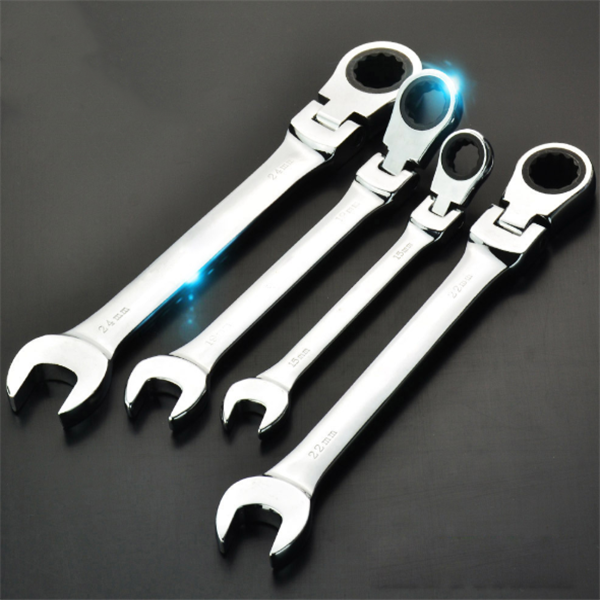 Dual-use Ratchet Wrench CRV 72 Teeth Tool